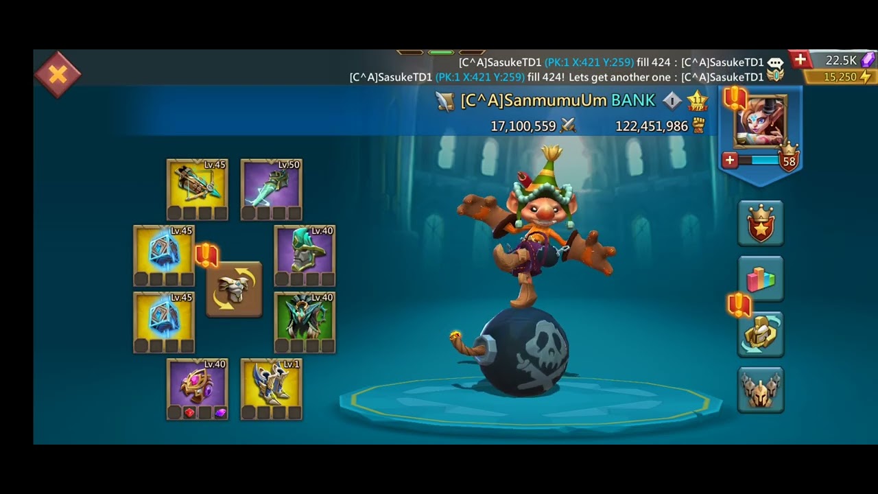 استعراض فخ فردي ممالك 1650k بدون ولا غلطه #lordsmobile