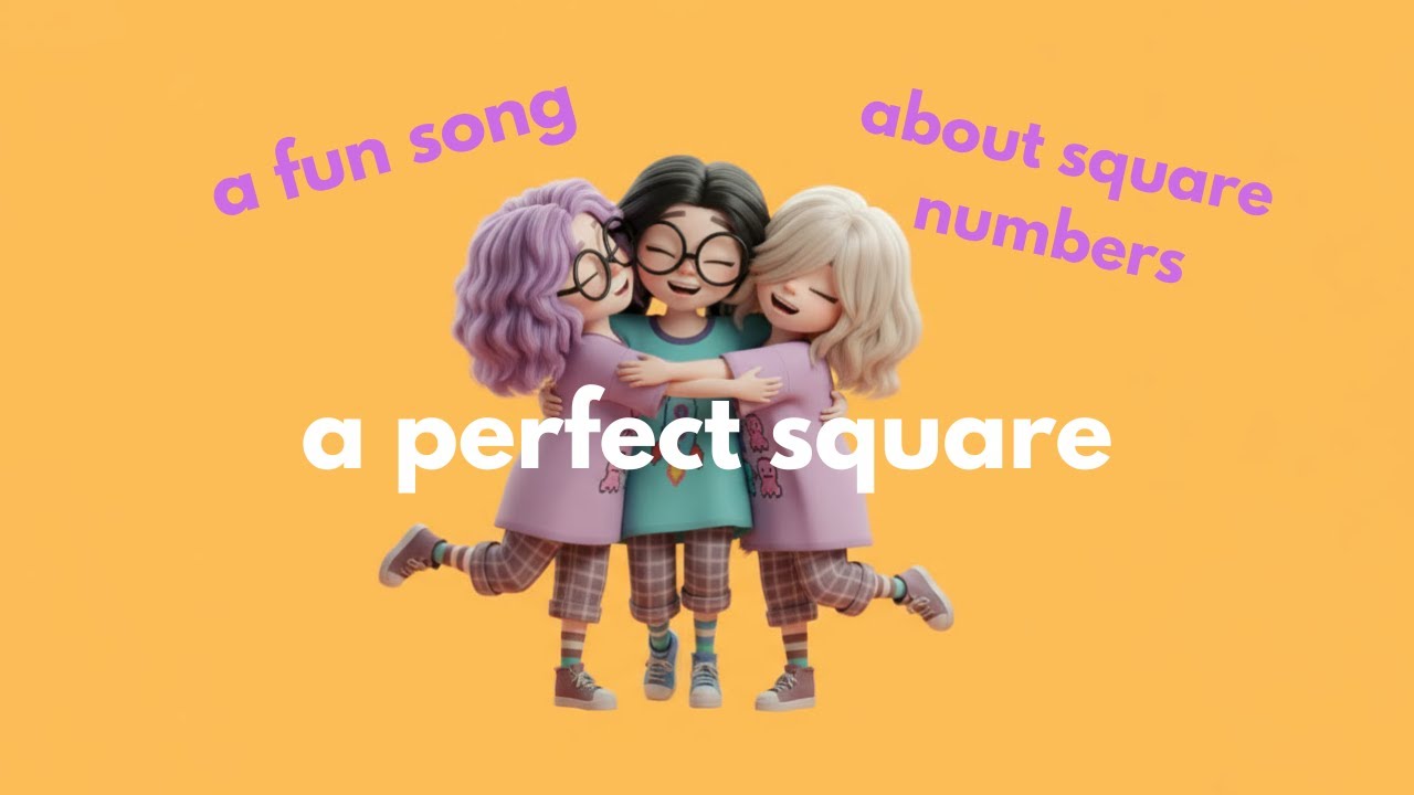A Perfect Square / K-POP Square Numbers Song / Maths Songs for Kids