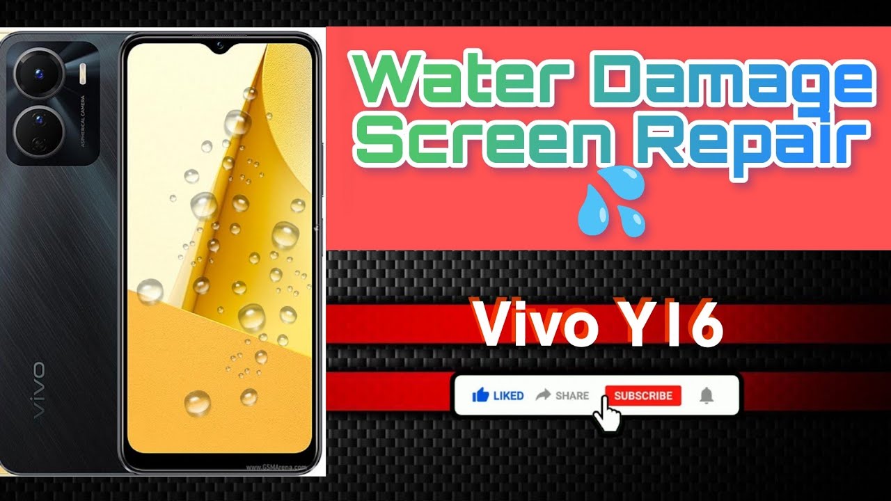 Vivo Y16 Water Damage Screen Repair | Complete Solution