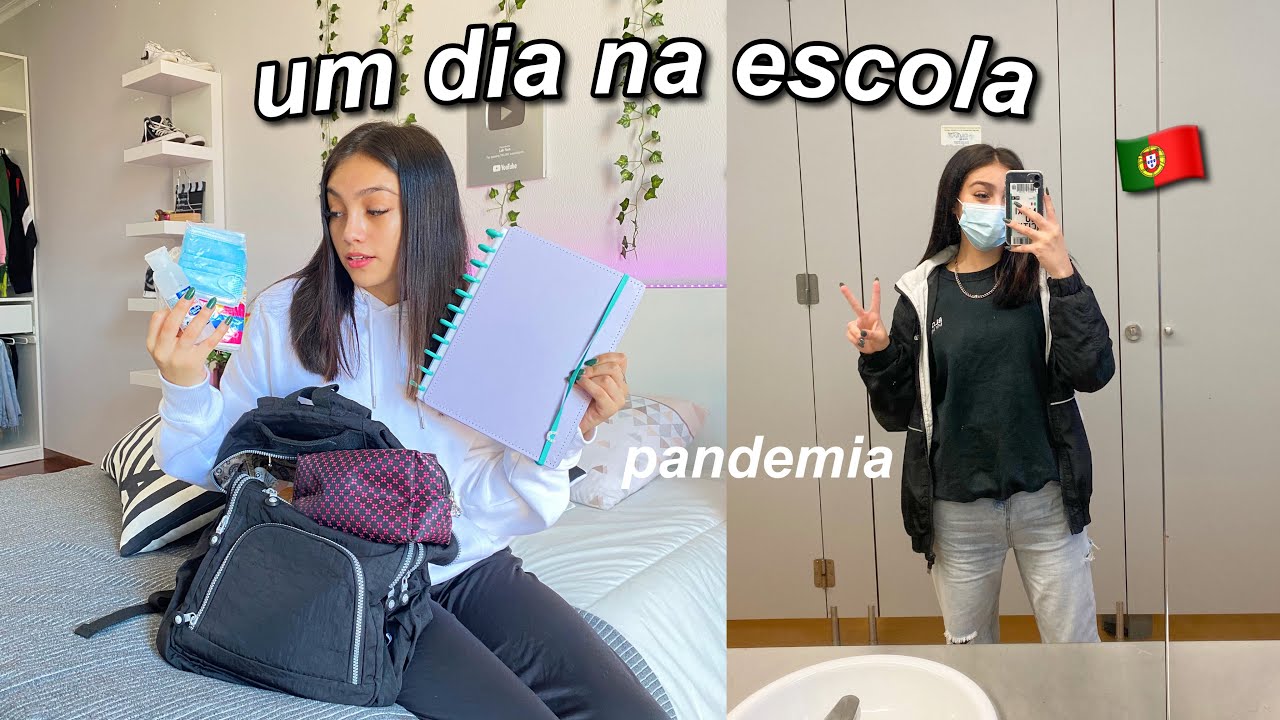 VLOG NA ESCOLA NOVA EM PORTUGAL 🇵🇹 || Lah Rios