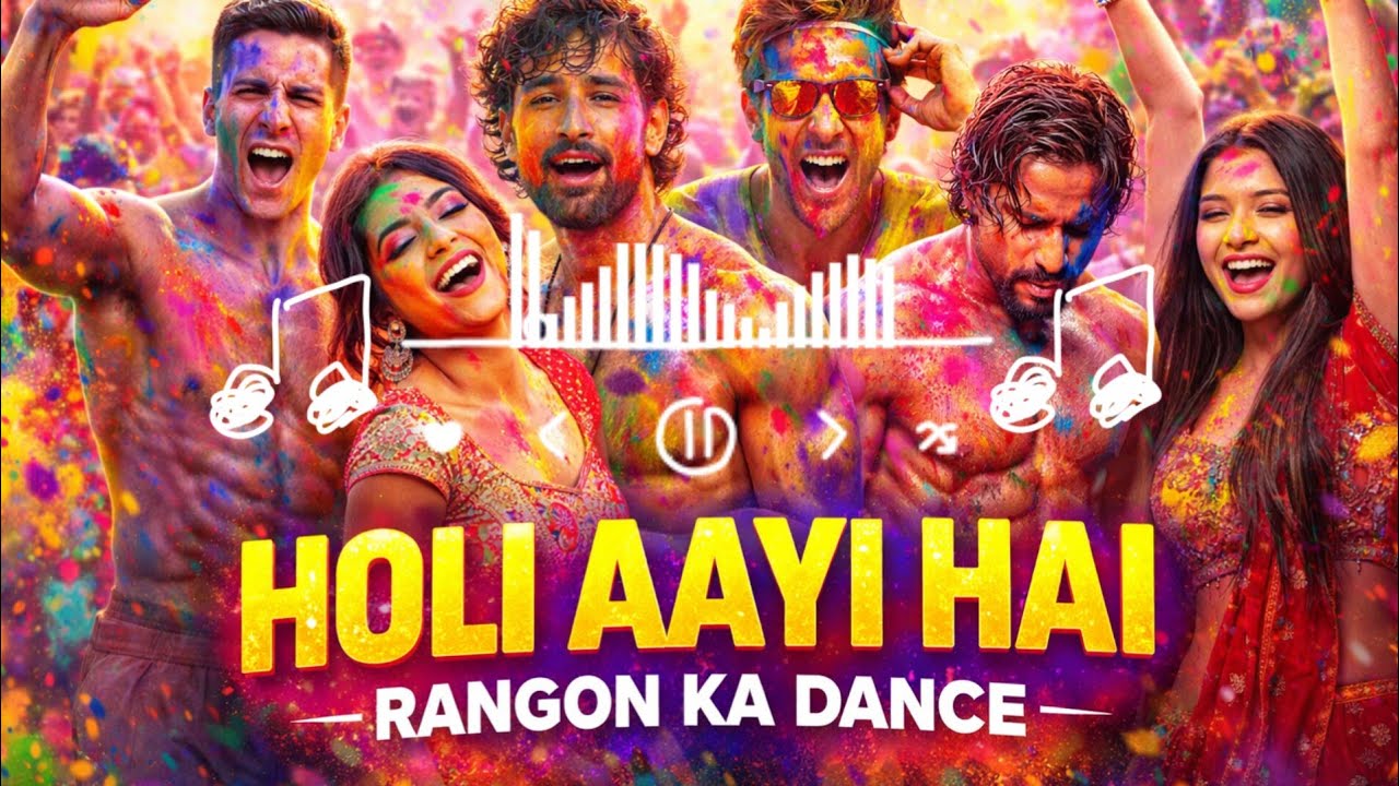 Holi Aayi Hai – DJ Holi Dance Song💃| Bollywood Holi Party Song | Rangon Ka Festival #holisong #music