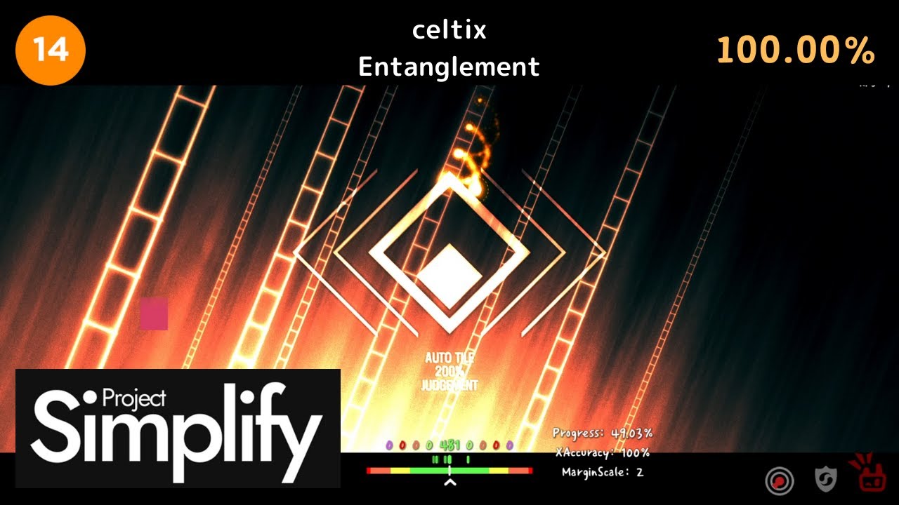 【PP】[ADOFAI Custom Play] #13 celtix - Entanglement (Map by HanB & RinkiRin)