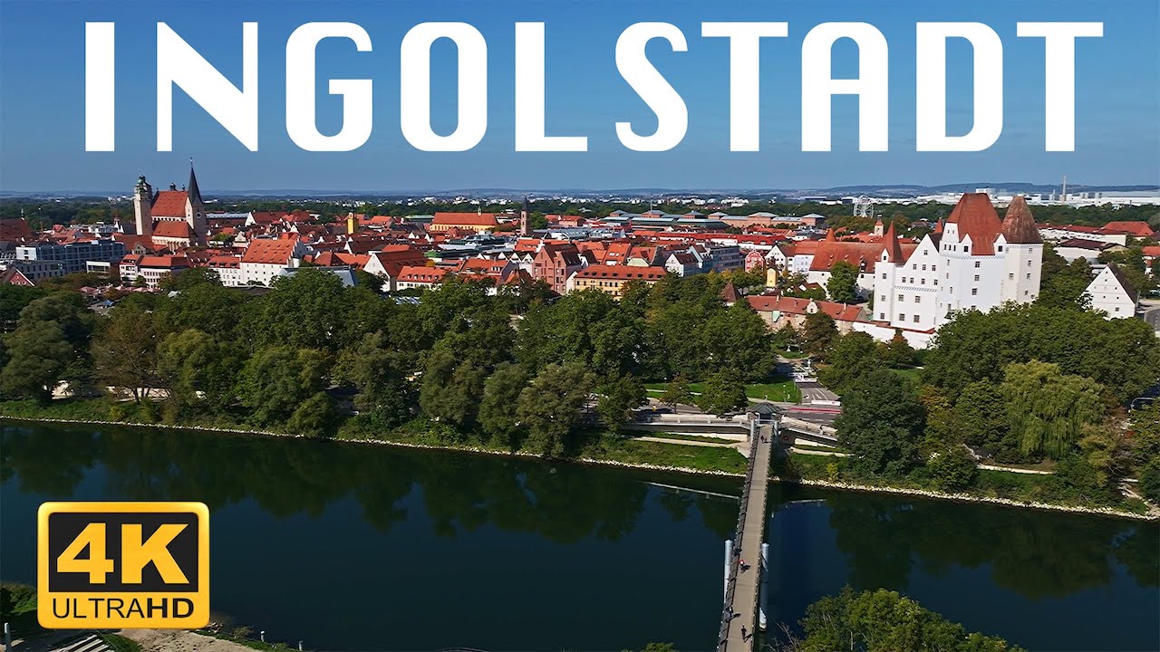 Ingolstadt , Germany 🇩🇪 | 4K Drone Footage (With Subtitles)