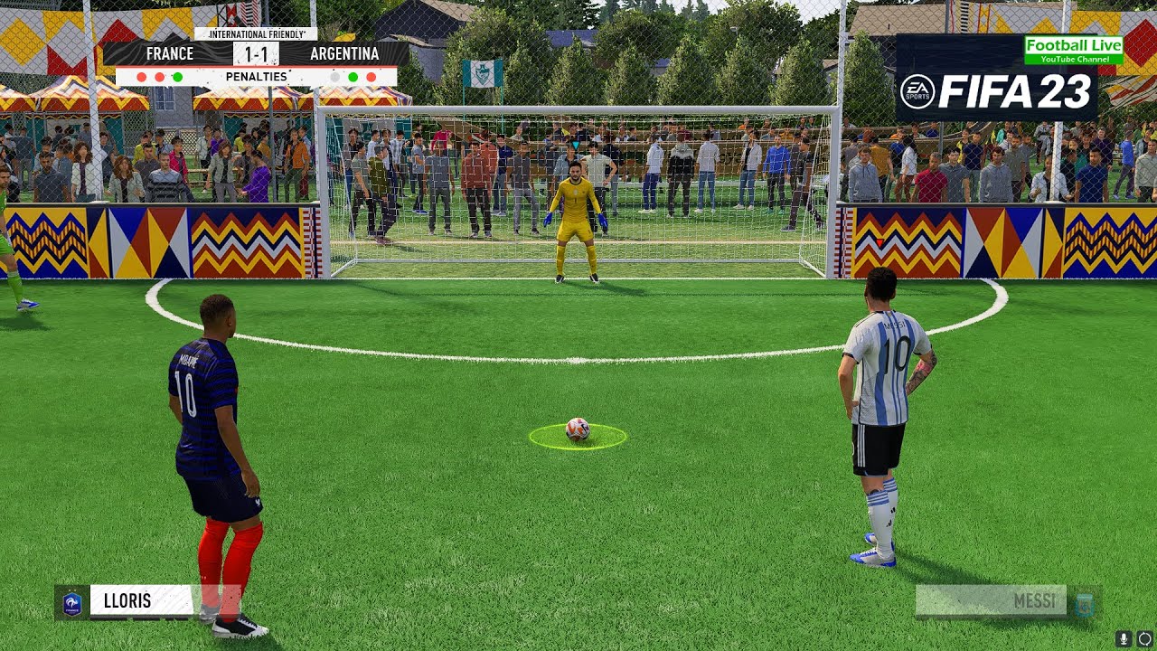 FIFA 23 | France vs. Argentina | Penalty Shootout | Messi vs Mbappe - Gameplay PC