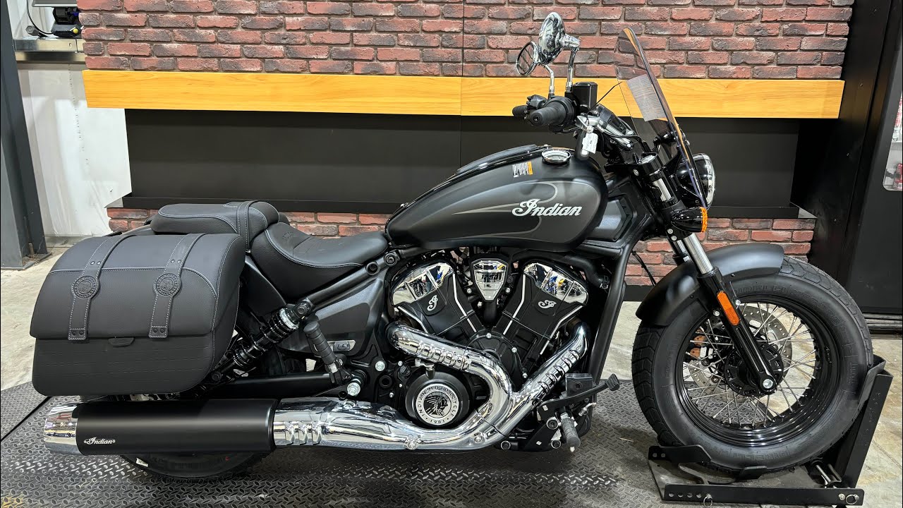 2025 Indian Super Scout Black Smoke with Graphics