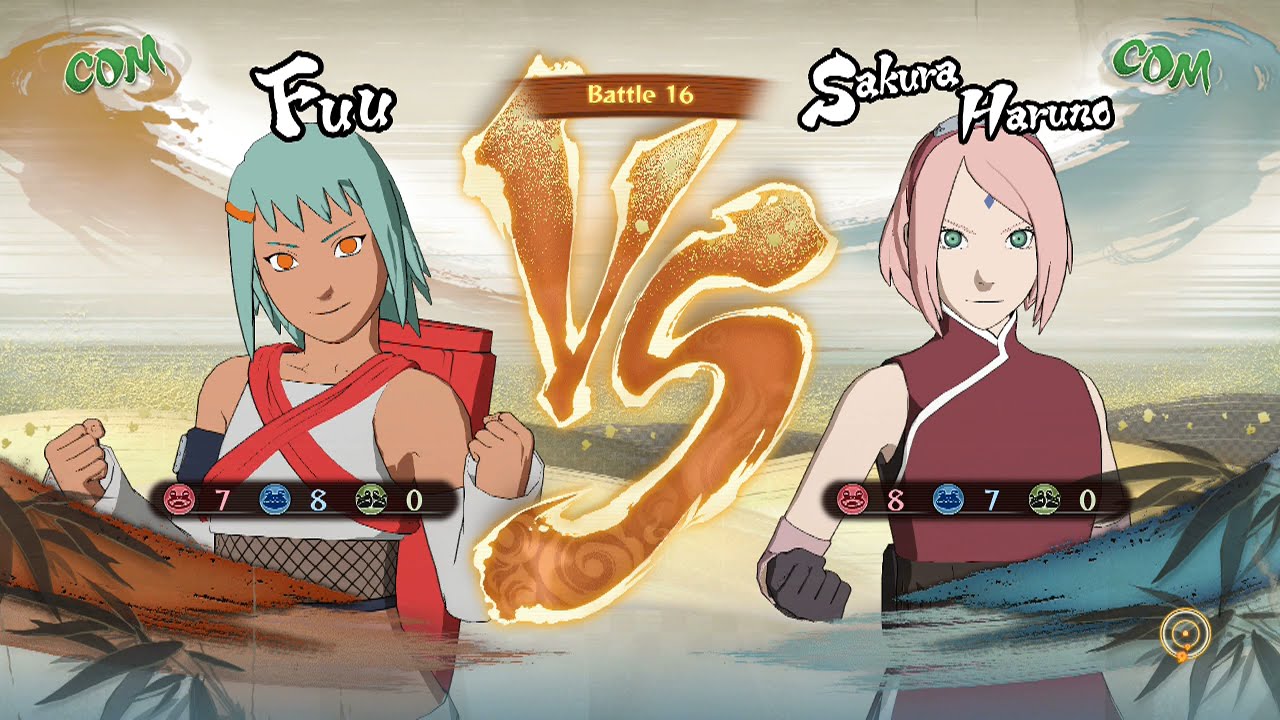 Naruto Shippuden: Ultimate Ninja Storm 4, Fuu VS Sakura Haruno (Last)!
