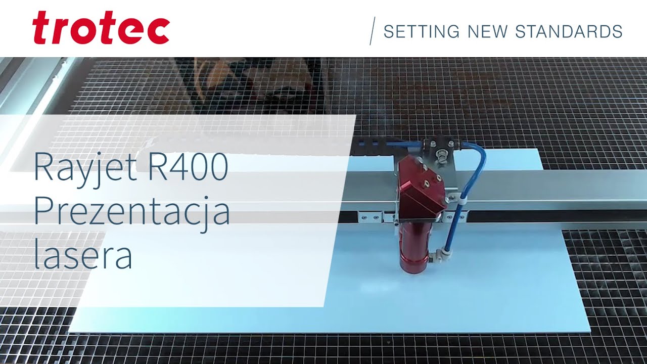 Rayjet R400 - Prezentacja systemu laserowego | Trotec Laser