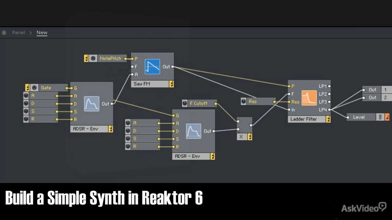 Reaktor 6: Synth Building Explored