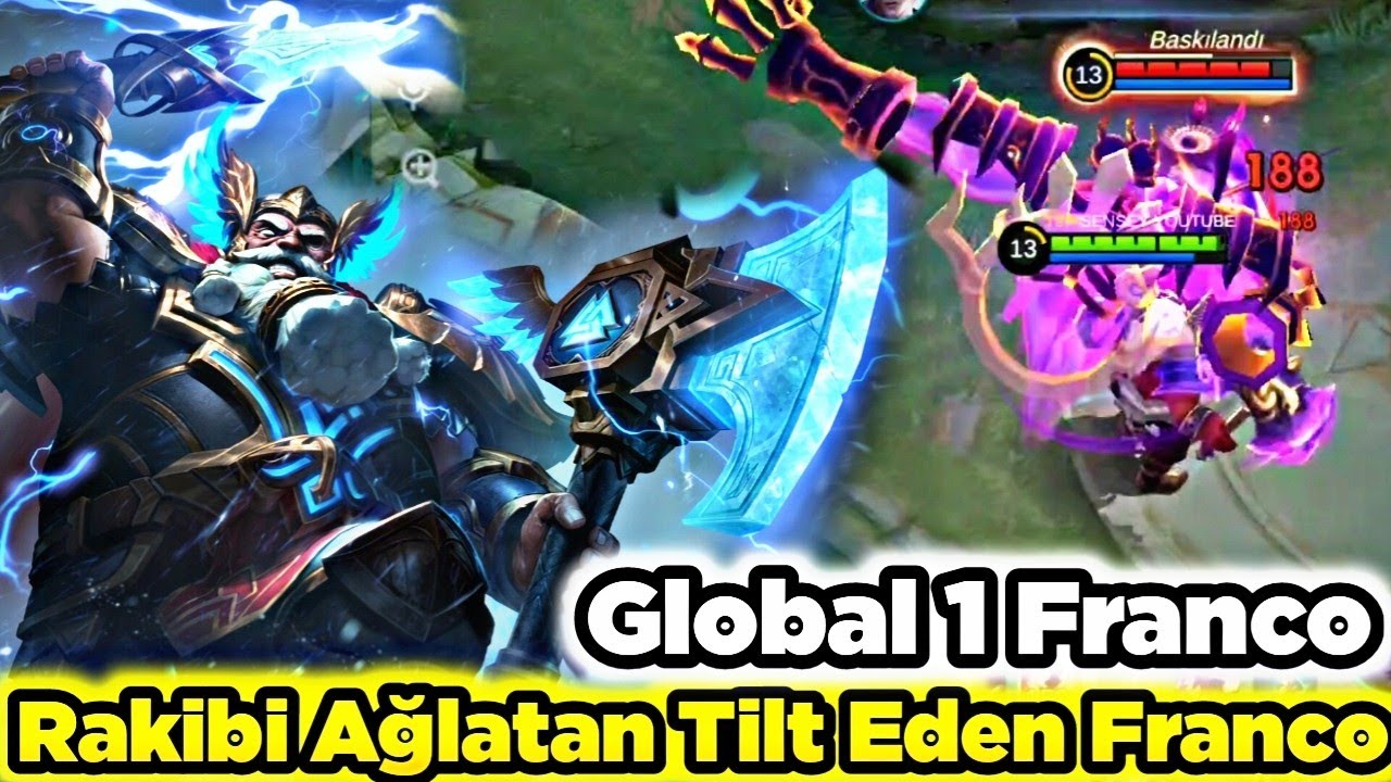 Ş*r*fsiz Franco İle Rakipleri Ağlatıyorum D&uuml;nya&rsquo;nın En İyi Franco&rsquo;su Mobile Legends
