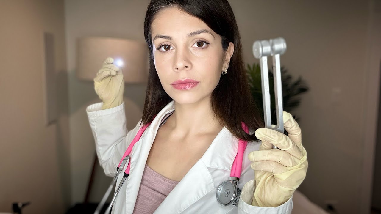 ASMR-обследование черепных нервов, но вы можете закрыть глаза | Медицинский осмотр, тихий разгово...