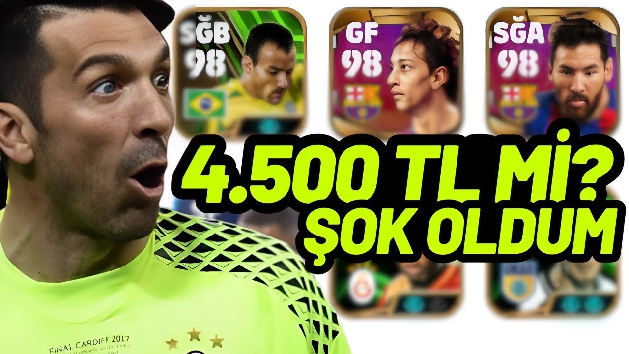 4800 TL  ALINMIŞ HESABA İNANAMADIM | EFOOTBALL 2025 MOBİLE
