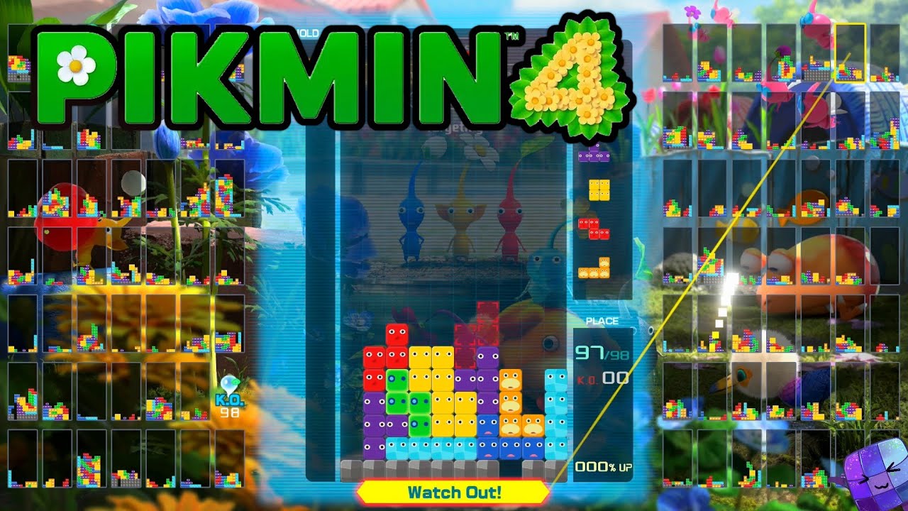 Tetris 99 Battle Royale ⚔️ Pikmin 4 + All Themes & Win