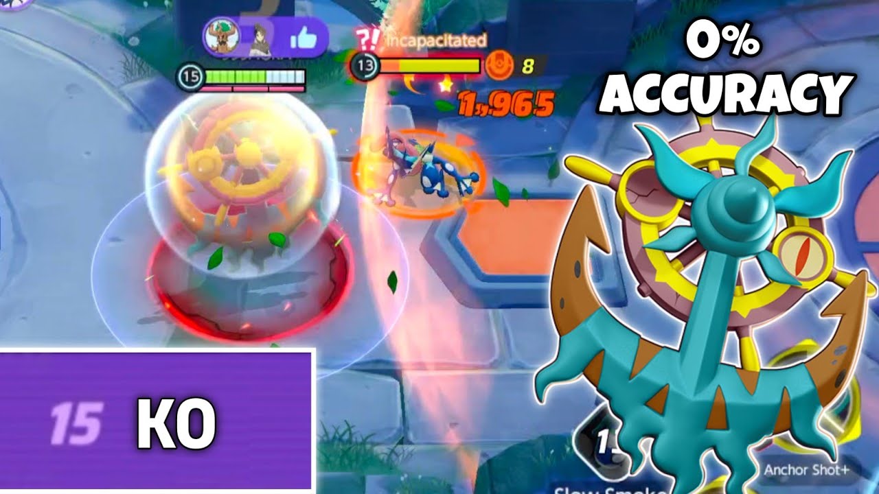 Dhelmise 0% Accuracy 100% KO Steal | Pokemon UNITE
