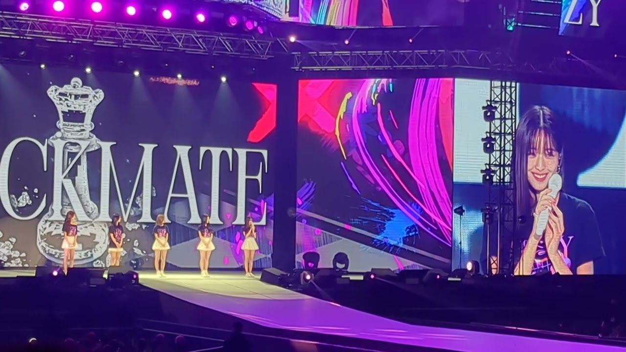 ITZY Checkmate world tour in Taiwan - ITZY's reaction to Fan Project & Final Massage to Taiwan MIDZY