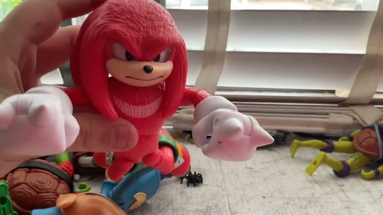 All of my sonic movie 3 action figures 