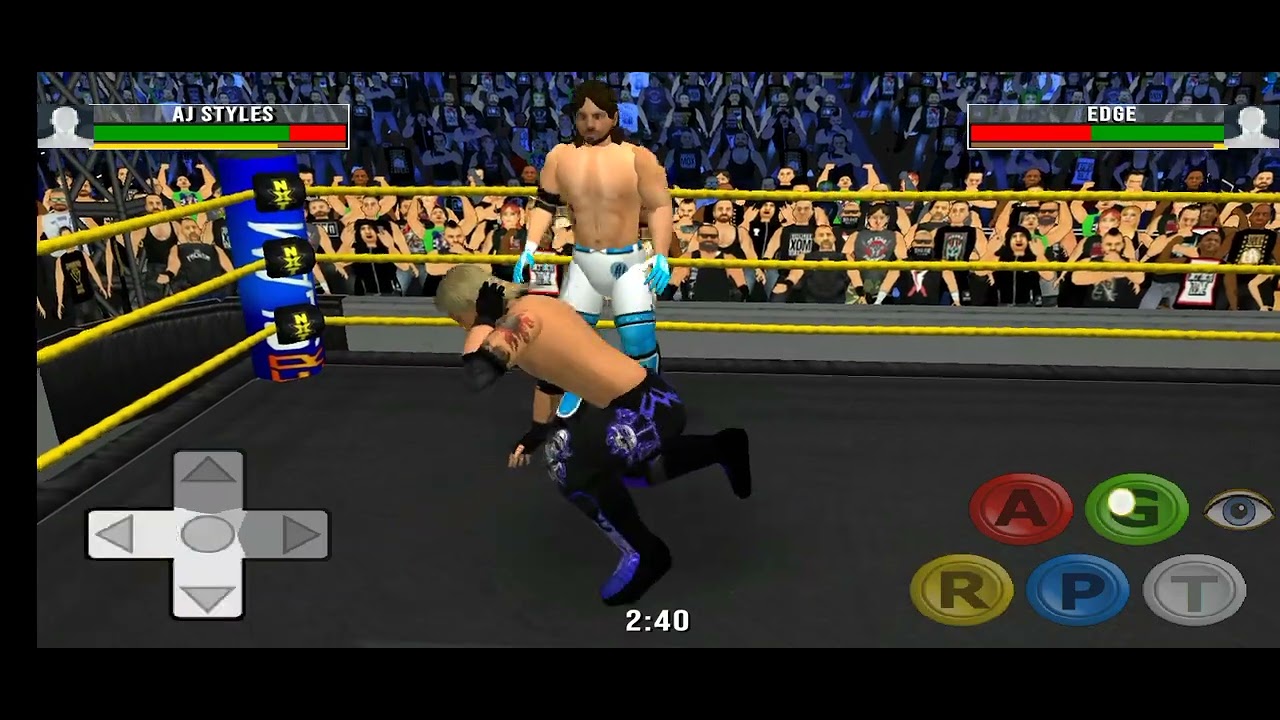 WR3D 22 AJ STYLES VS EDGE SUMMERSLAM PPV !