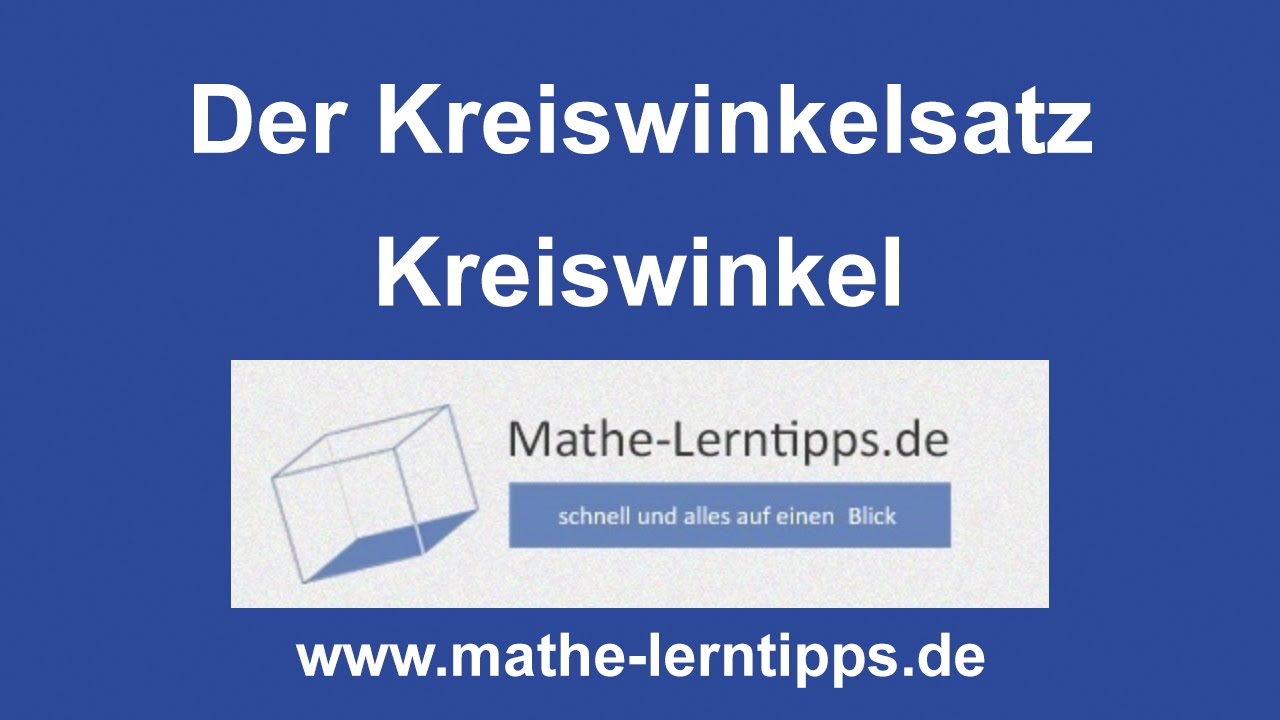 Der Kreiswinkelsatz - mathe-lerntipps.de