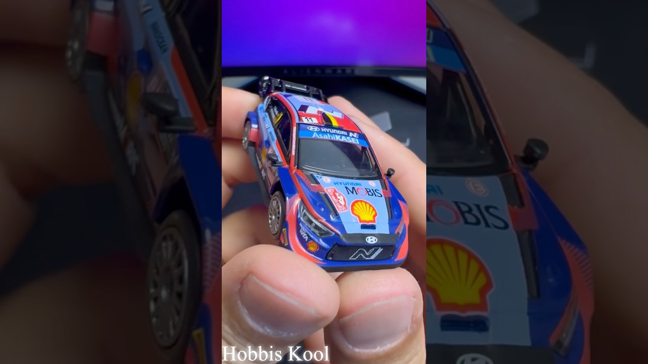 ASMR Unboxing MINI GT Hyundai i20 N Rally1 Hybrid 2023 Rally Monte Carlo 3rd Place #asmr #unboxing