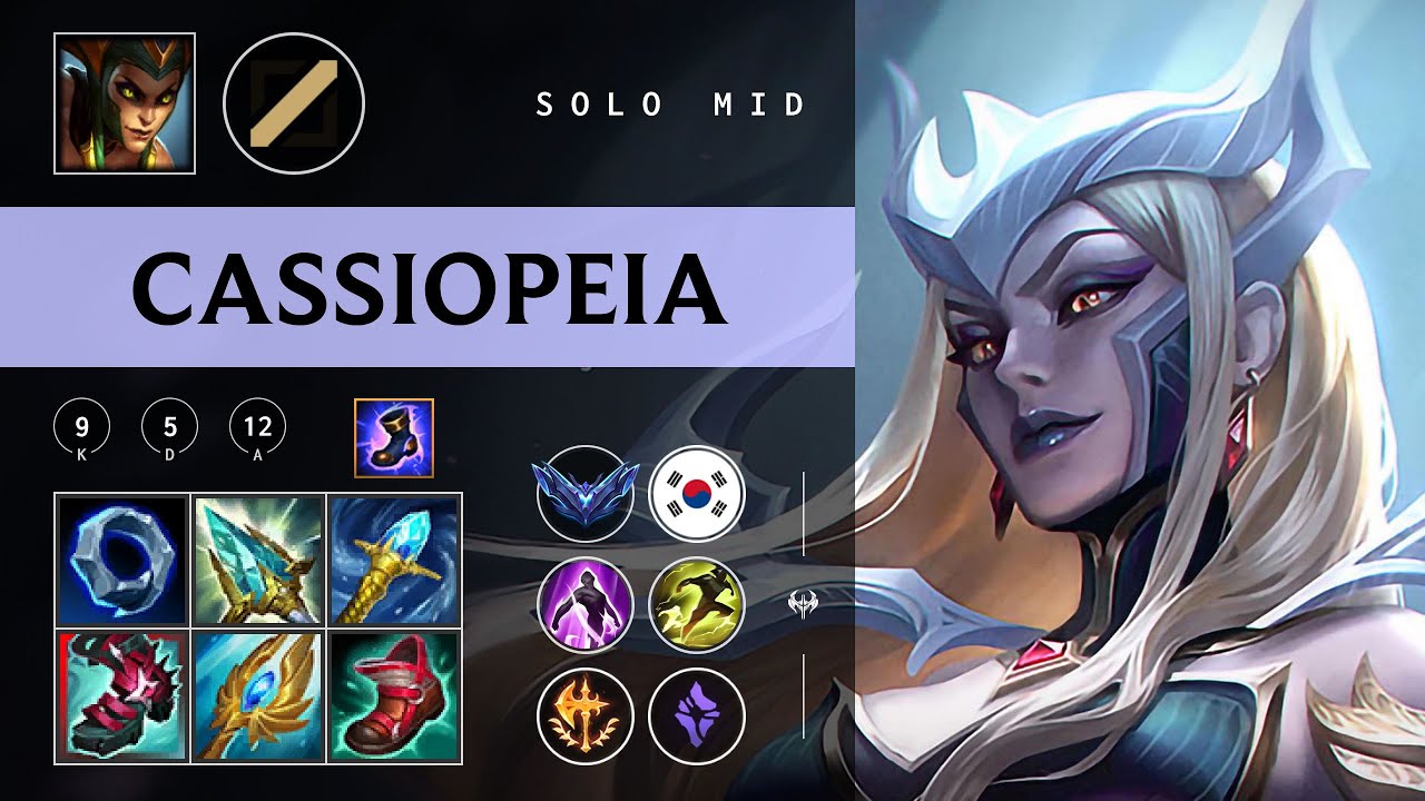 Cassiopeia Mid vs Ryze - KR Diamond Patch 26.01