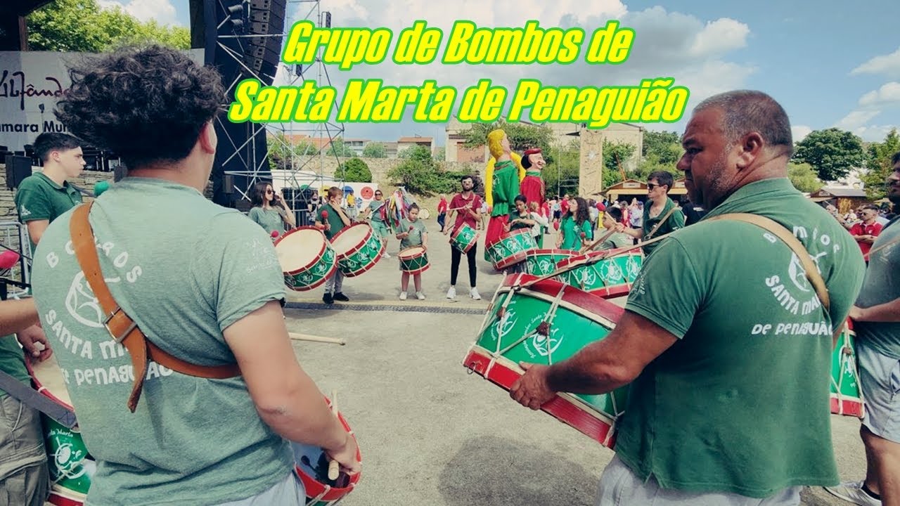 Grupo de Bombos de Santa Marta de Penaguião - Festa da Cereja 2023 - Alfândega da Fé
