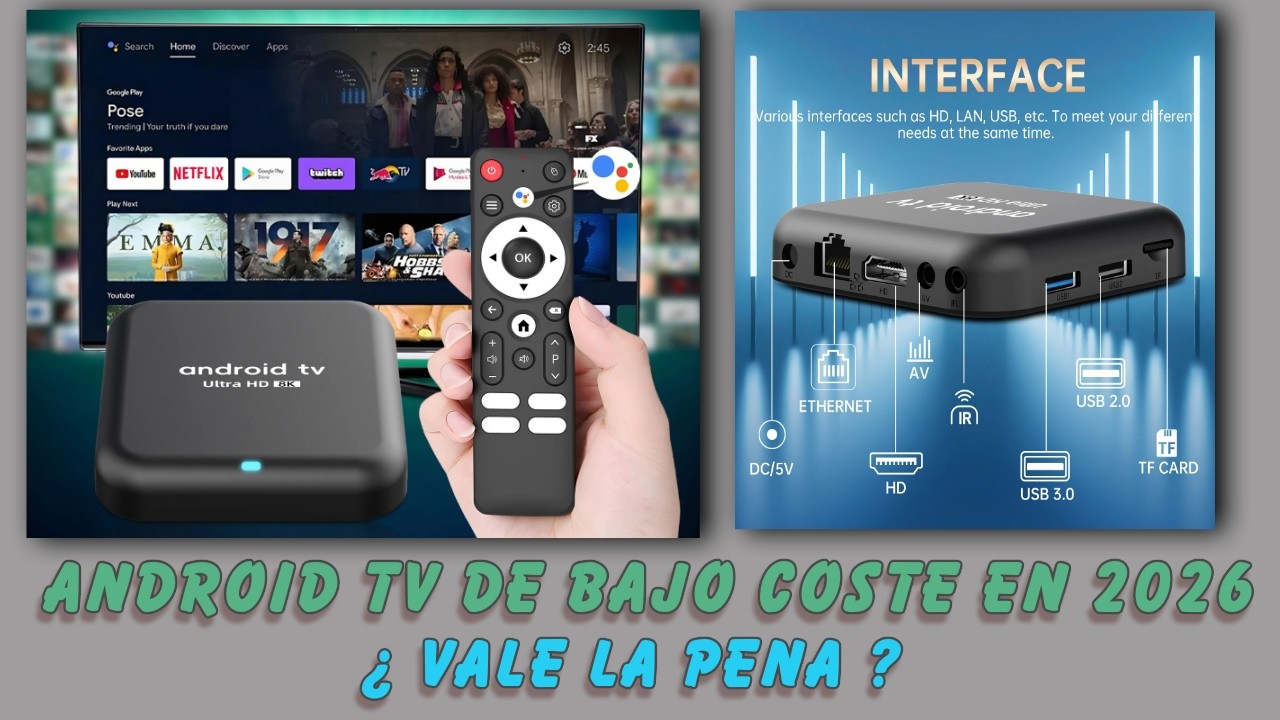 Android Tv de bajo coste en el 2026 : &iquest; Vale la Pena ?