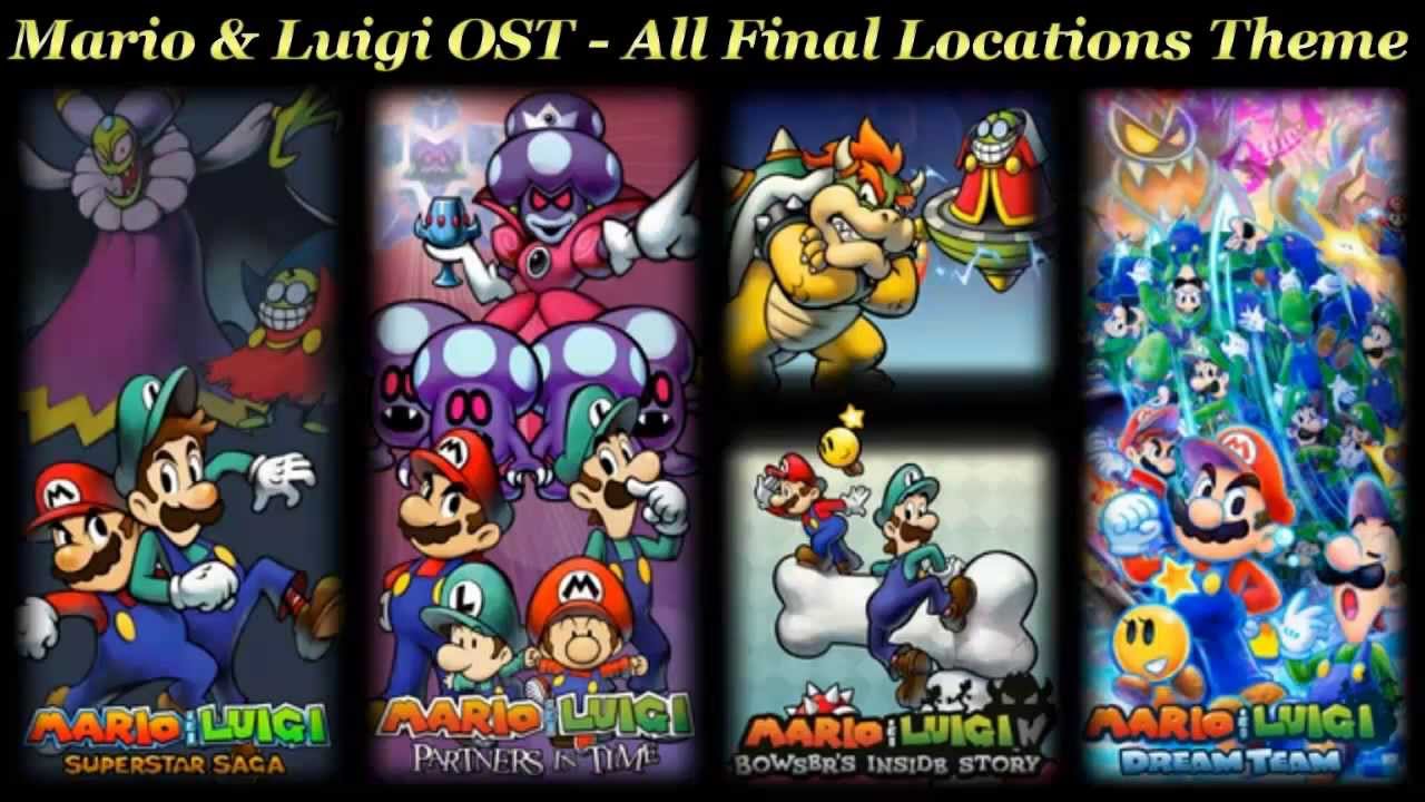 Mario & Luigi OST - All Final Locations Theme