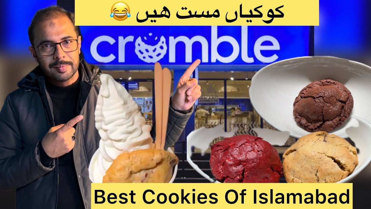 Best Crumble Cookies Islamabad | centerfilled Cookies| An Affordable Street Food 2024 Pakistan