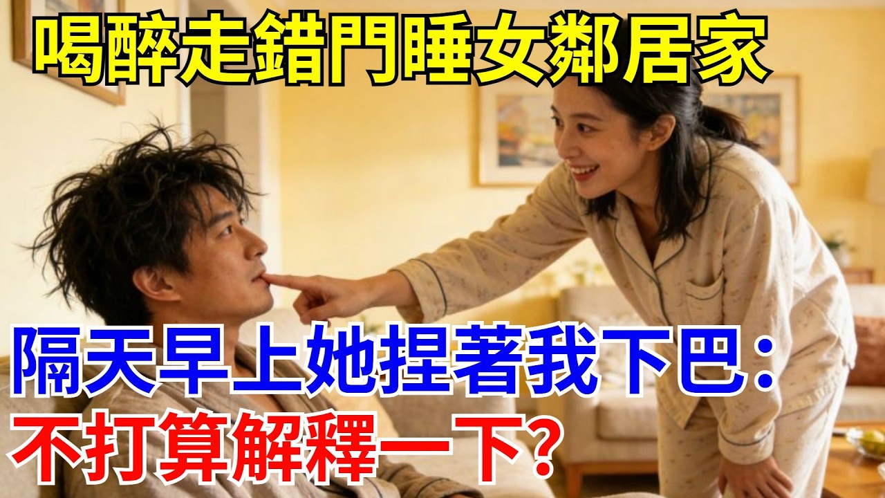 喝醉走錯門睡女鄰居家，隔天早上她捏著我下巴：不打算解釋一下？#原創#情感#情感故事#故事#爽文#奇聞#為人處世#生活經驗
