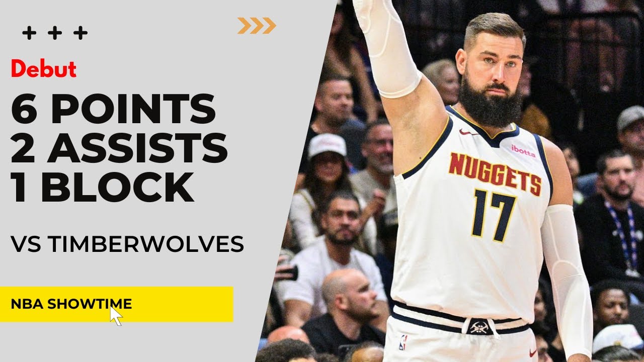 ヨナス・バランチュナス、ティンバーウルブズ戦でデビュー、6得点、2アシスト、1ブロック I 2025 NBAプレシーズン