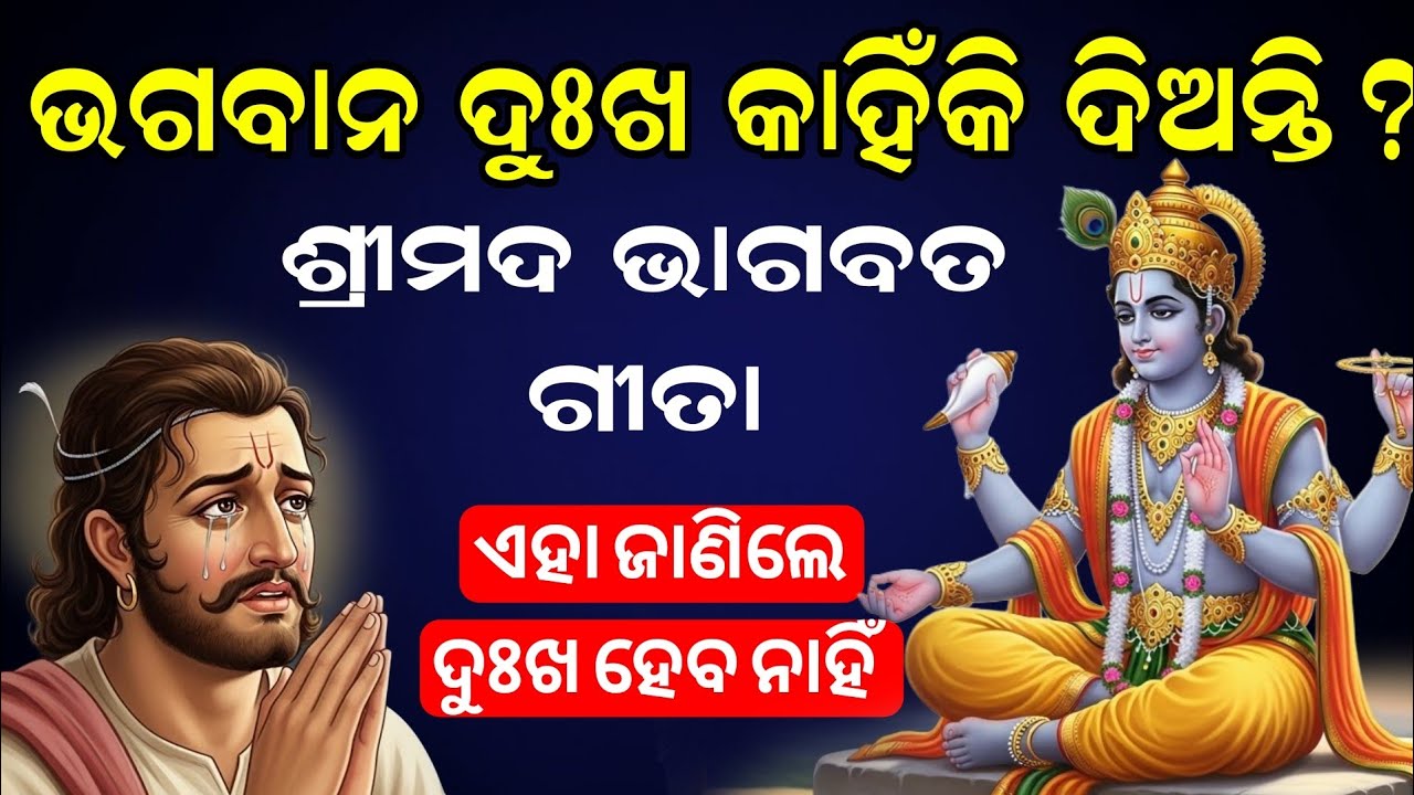 ଦୁଃଖ କାହିଁକି ଆସେ? | Krishna Answers in Bhagavad Gita | 