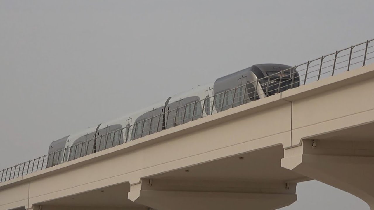 Doha, Qatar Driverless Metro Test Run