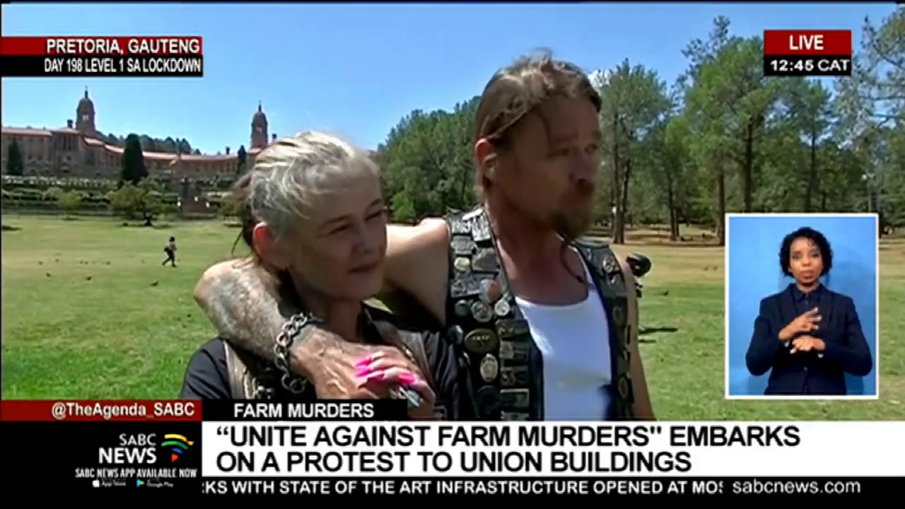 Farm murders protest reach  the Union Buildings in Pretoria
