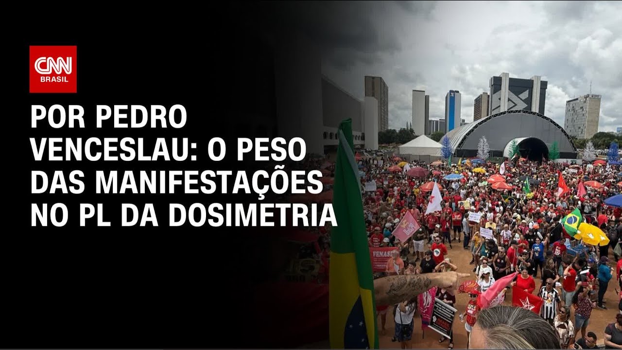An&aacute;lise: O peso das manifesta&ccedil;&otilde;es no PL da Dosimetria   | AGORA CNN