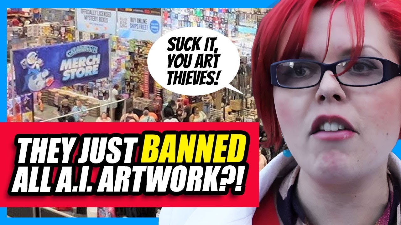 This Comic Con Just BANNED All AI Art! Is Fan Art Next?! | Clownfish TV