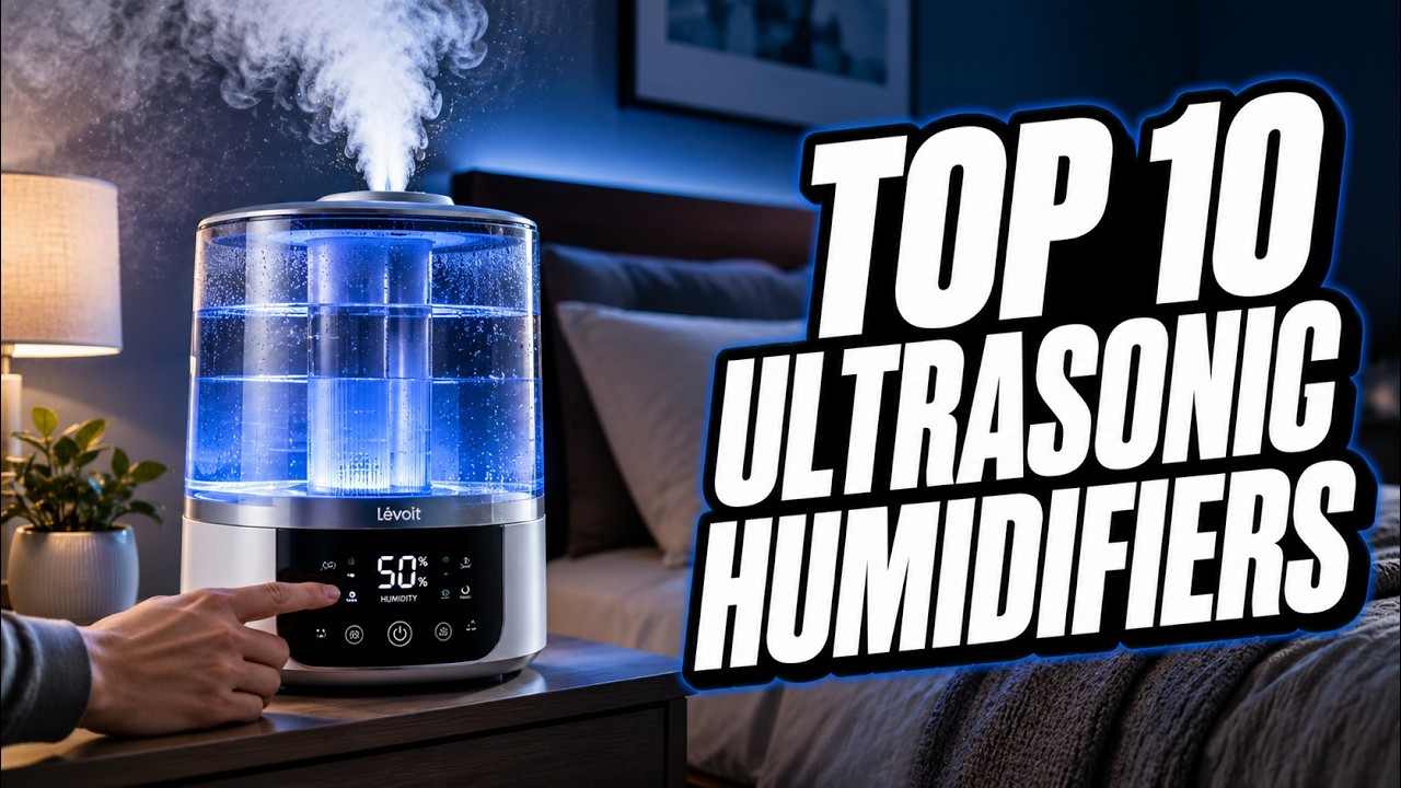 Top 10 Ultrasonic Humidifiers &ndash; Silent & Effective