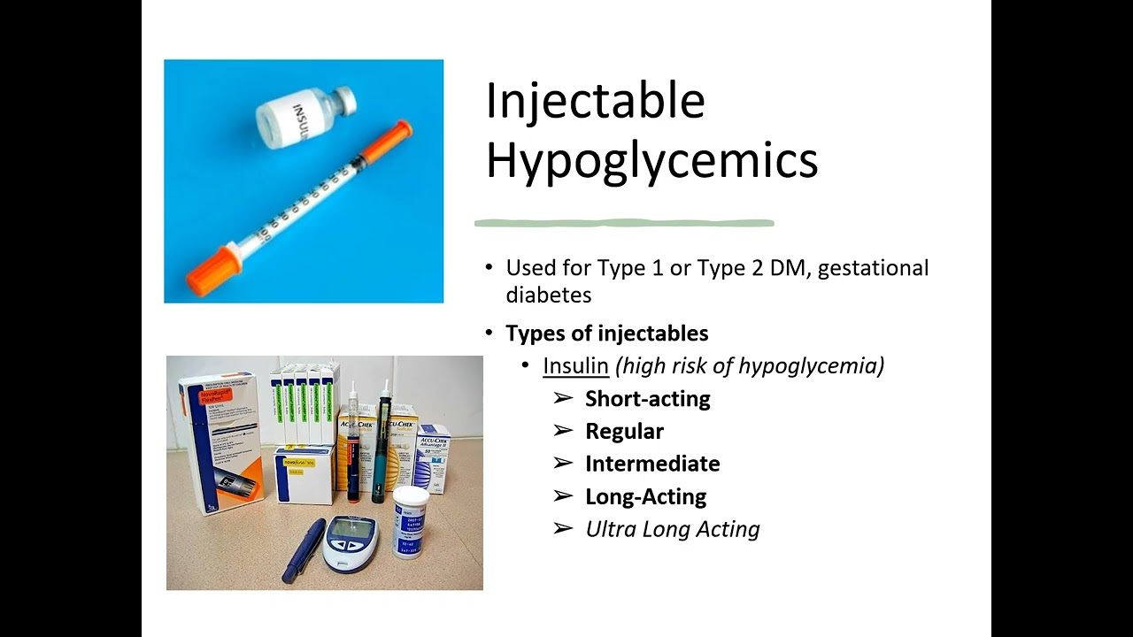 Drug Therapy for Diabetes Mellitus Pre Class Video   Spring 26