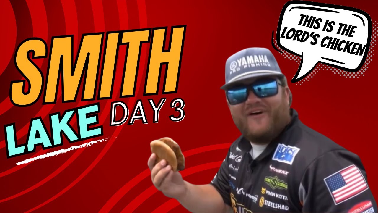 NOWHERE TO GO BUT UP, We Make a Day 3 Rally and Rob Eats Chick-Fil-A - BASS Elite 7 Smith Lake Day 3
