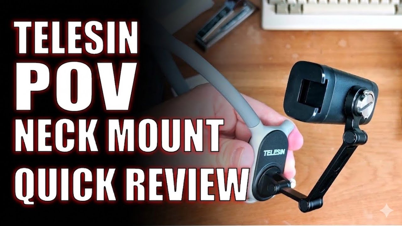 AMAZING neck mount for POV videos | Telesin SE 2.0 Review