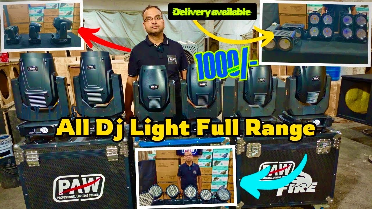 DJ Light wholesale market | Disco Light, Blinder, Sharpy Light in wholesale price | PAW Dj light