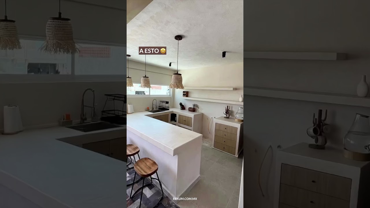 Remodelaci&oacute;n de cocina con chukum  #chukum #architecture #interiordesign