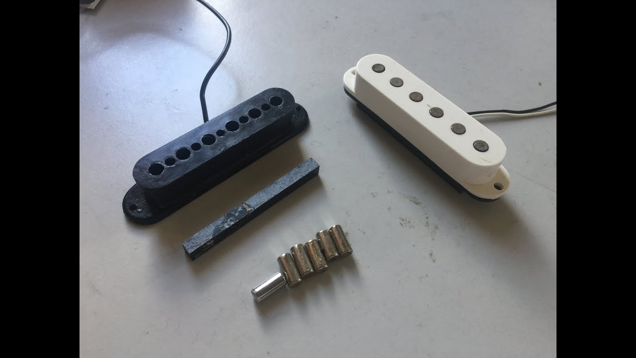 Upgrading Squier Strat Pickups with Alnico rods PART 1: dissemble