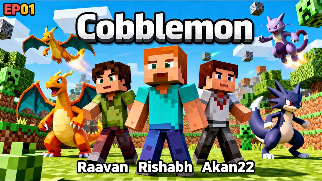 We Joined A Minecraft Cobblemon Server EP01!