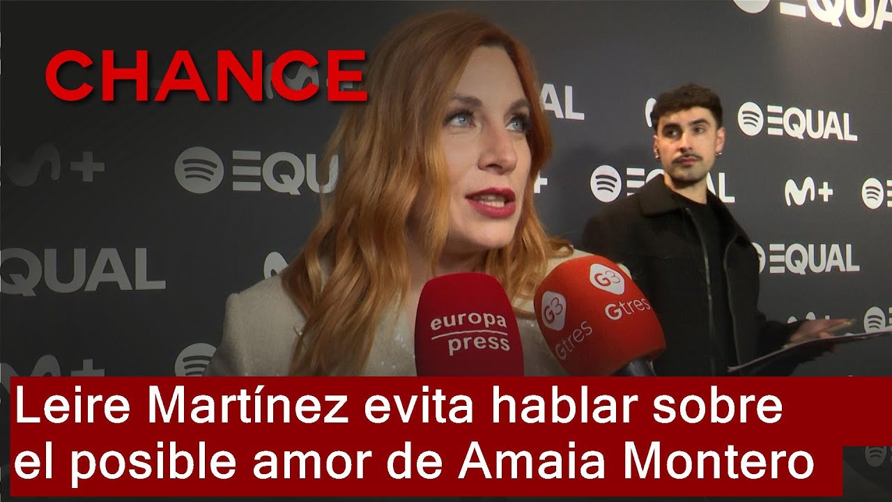 Leire Martínez evita hablar sobre el posible amor de Amaia Montero