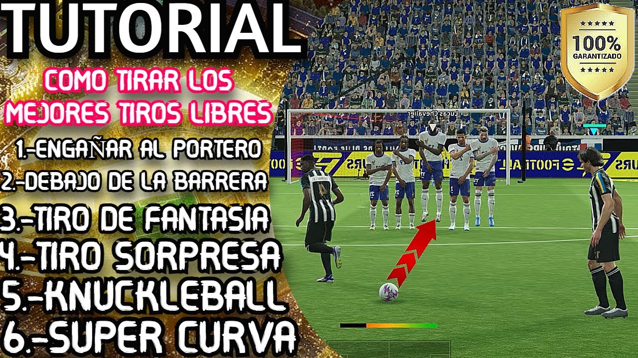 TUTORIAL COMO TIRAR LOS MEJORES TIROS LIBRES  #efootball2026