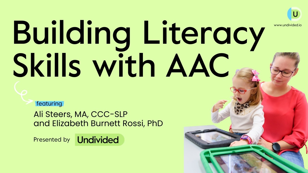 Building Literacy Skills with AAC