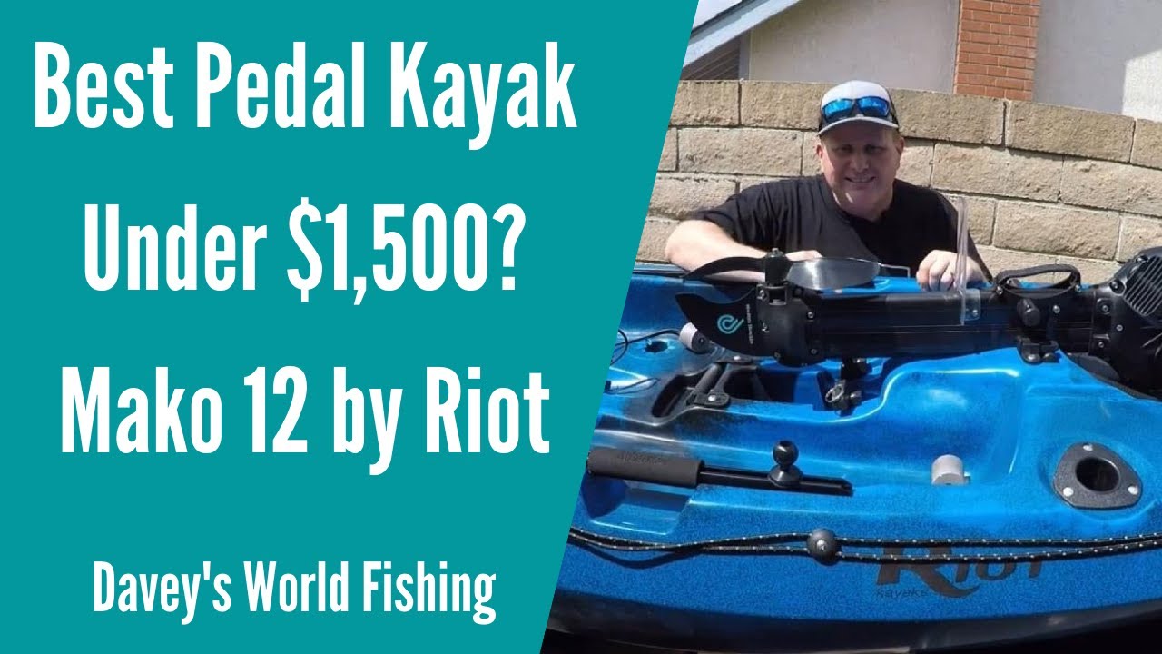 Mako 12 Pedal Kayak by Riot Kayaks - Under $1,500