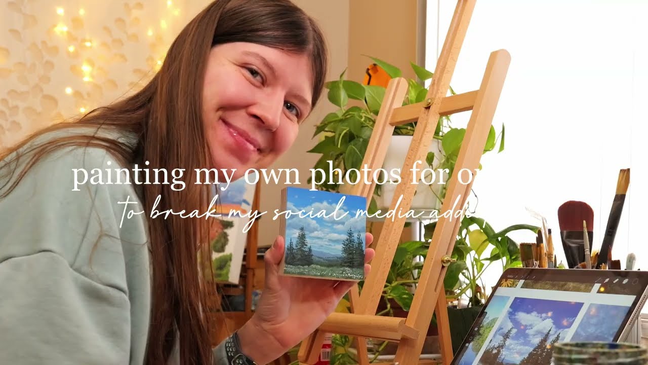Replacing Social Media With Painting for 7 Days