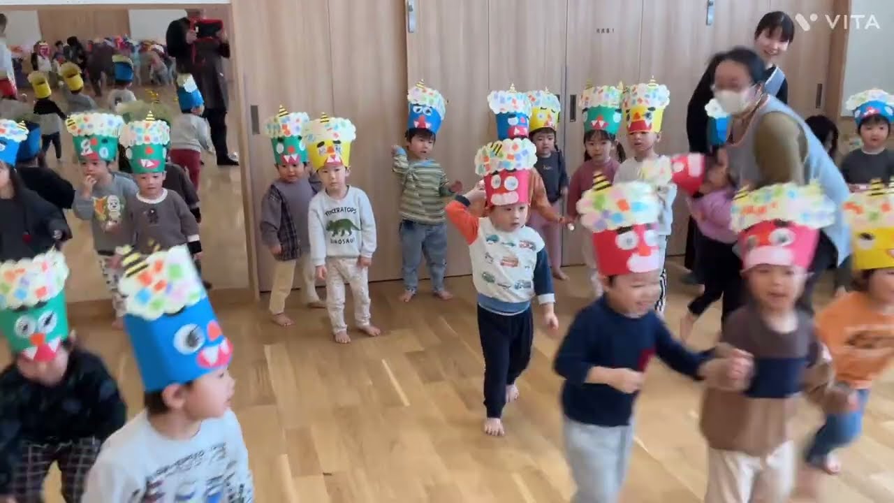 湯野こども園　節分パーティー