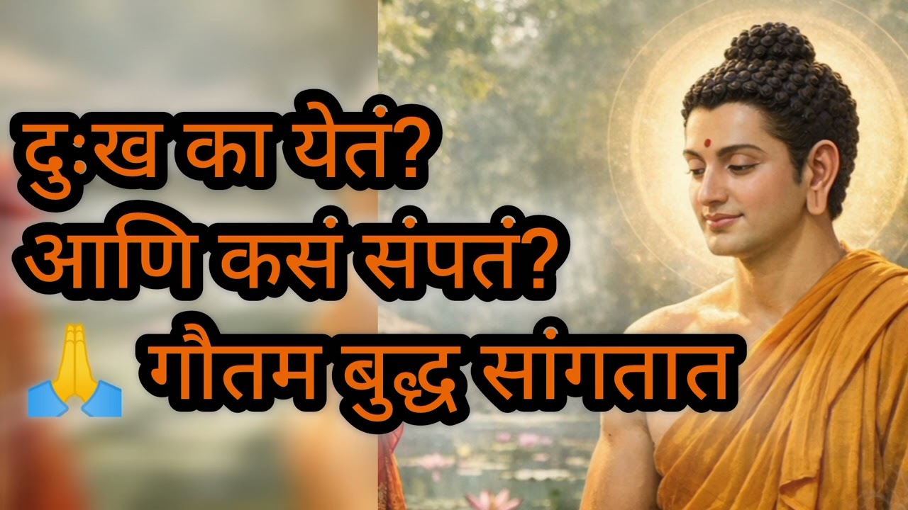 दुःख का येतं आणि कस संपत.gautam buddha सांगतात.