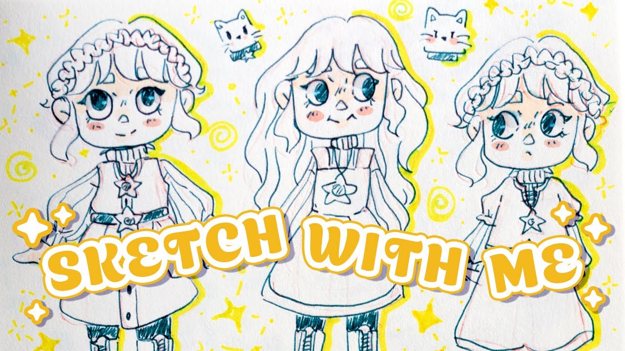 Sketch With Me | River the Time Witch Outfit Redesign